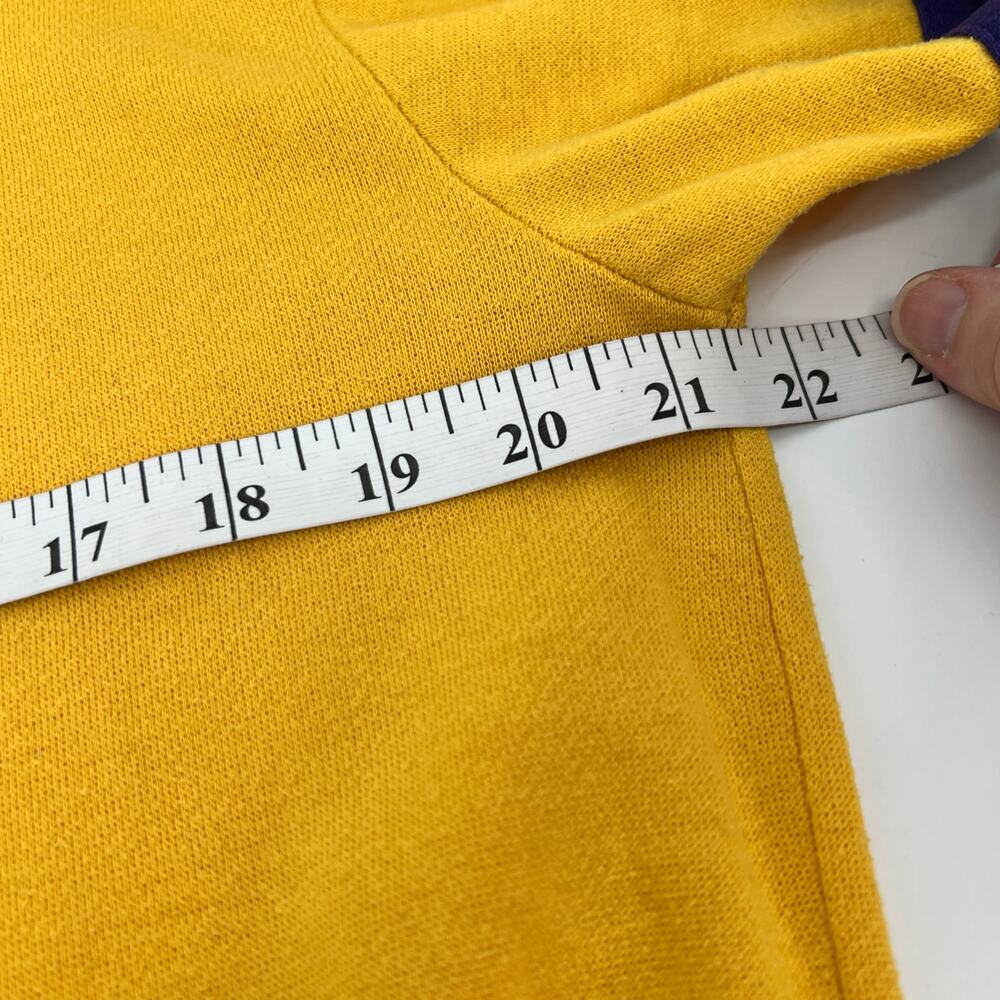 Vtg Nutmeg Mills Sweatshirt University of Washington Huskies Purple Gold UW M - Picture 11 of 12